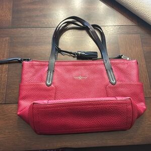 Red Colehann purse